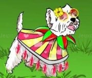 Jouer à Little dog dress up game